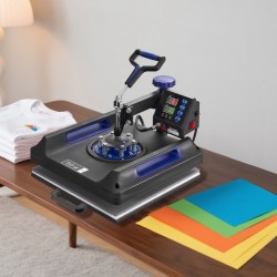 Lämpöprässi 5-toiminen 380 x 380 mm muovi alumiini muki ja tekstiilit