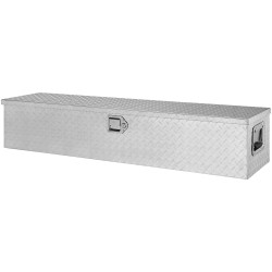 Alumiininen raskaan käytön työkalulaatikko timanttikuvioitu pinta lukittava kahdella avaimella 1219x381x381 mm