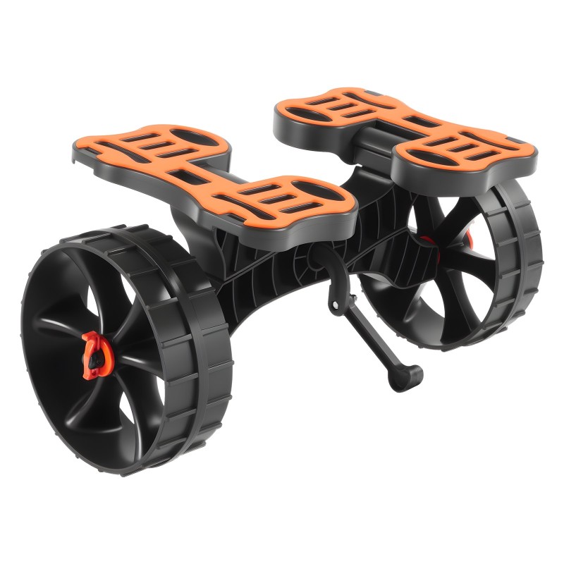 Taitettava kajakkikärry 136,1 kg kantavuus 25,4 cm täyskumirenkaat räikkäkiristysliina