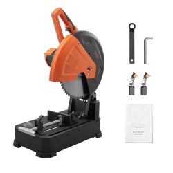 Metallin katkaisusaha 35,6 cm terällä kylmäleikkauksella 0–45 asteen jiirillä