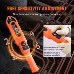 Putkitukosten paikannin 30 metrin kaapelilla ABS-muovinen IP67 vesitiivis muovi- ja metalliputkille