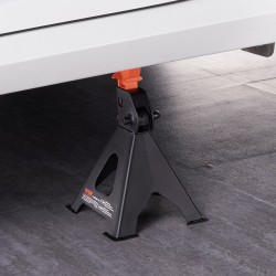 Teräspukit säädettävät 275–415 mm kukin 3 tonnia kantava 2 kpl autoille