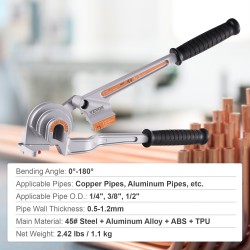 Käsikäyttöinen putkentaivutin 6,35/9,53/12,7 mm kupari- ja alumiiniputkille 180 asteen