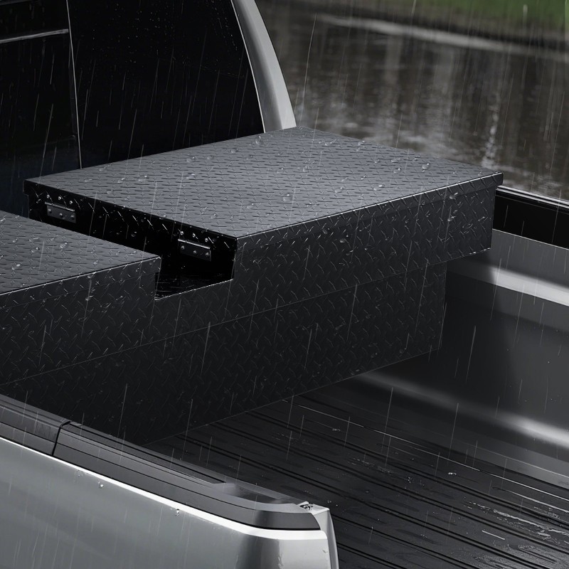 Työkalulaatikko alumiininen ristikkäismallinen 1771x507x331 mm vedenpitävä lukolla avaimilla