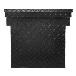 Työkalulaatikko alumiiniseoksesta 1815x699x474 mm timanttikuvioitu vesitiivis lukittava musta