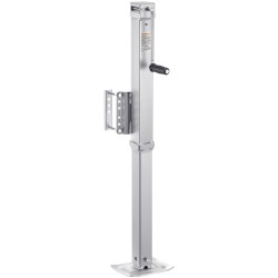 Pulttikiinnitteinen kääntyvä perävaunun tunkki hiiliteräs 3628 kg staattinen kuormankesto 195 1005 mm