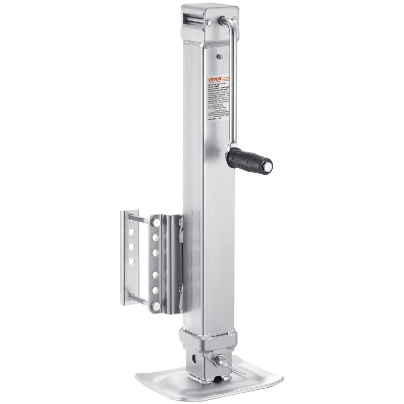 Pulttikiinnitteinen kääntyvä perävaunun tunkki hiiliteräs 3628 kg staattinen kuormankesto 195–1005 mm