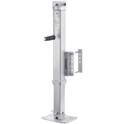 Pulttikiinnitteinen kääntyvä perävaunun tunkki hiiliteräs 3628 kg staattinen kuormankesto 195–1005 mm