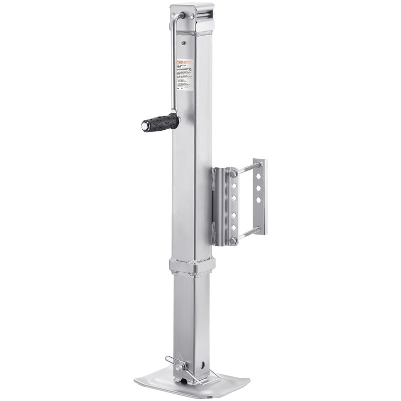 Pulttikiinnitteinen kääntyvä perävaunun tunkki hiiliteräs 3628 kg staattinen kuormankesto 195–1005 mm