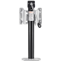 Perävaunun tukitunkki hiiliteräs 2267 kg dynaaminen kantavuus 365 mm iskunpituus kääntyvä pulttikiinnitys
