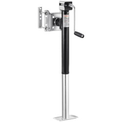 Perävaunun tukitunkki hiiliteräs 2267 kg dynaaminen kantavuus 365 mm iskunpituus kääntyvä pulttikiinnitys