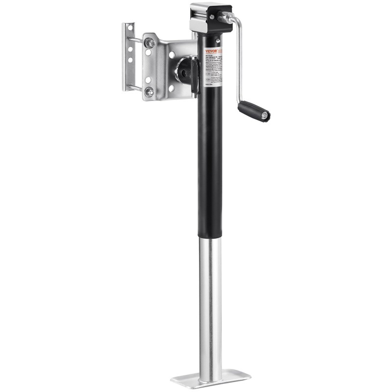 Perävaunun tukitunkki hiiliteräs 2267 kg dynaaminen kantavuus 365 mm iskunpituus kääntyvä pulttikiinnitys