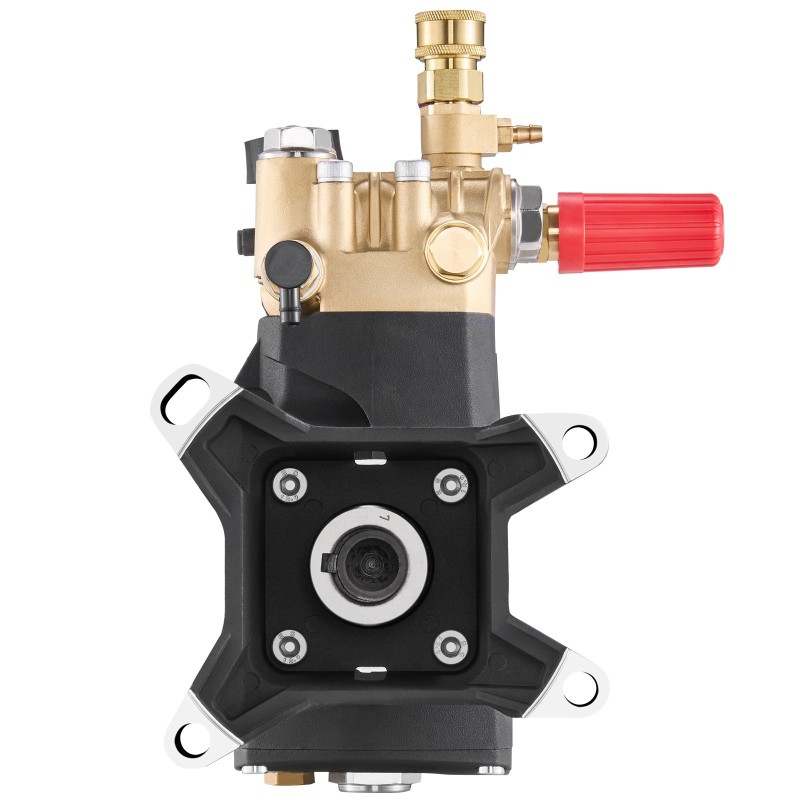 Korkeapainepesurin pumppu vaakasuuntainen kolmimäntäinen 25,4 mm akselilla 289 bar 16 L/min