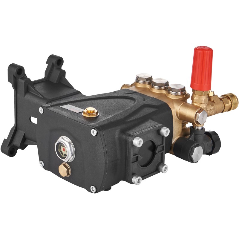 Painepesurin pumppu 1-tuumainen akseli vaakamallinen kolmimäntäpumppu 2500–4400 PSI 4 GPM