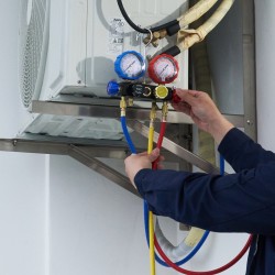 4-tie ilmastointimanometrisarja messinki alumiini 152.4 cm letkuilla sopii R134A R22 R12 R410A