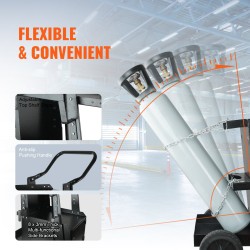 Kaksitasoinen hitsausvaunu lukittavalla kaapilla ja kaksi kaasupullopaikkaa