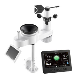 Sääasema 7-toiminen 7-tuumainen värinäyttö langaton ulkoanturi aurinkokennolla säänkestävä