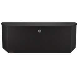 Perävaunun vetokidan työkalulaatikko hiiliterästä 914×305×305 mm lukolla ja kahdella avaimella