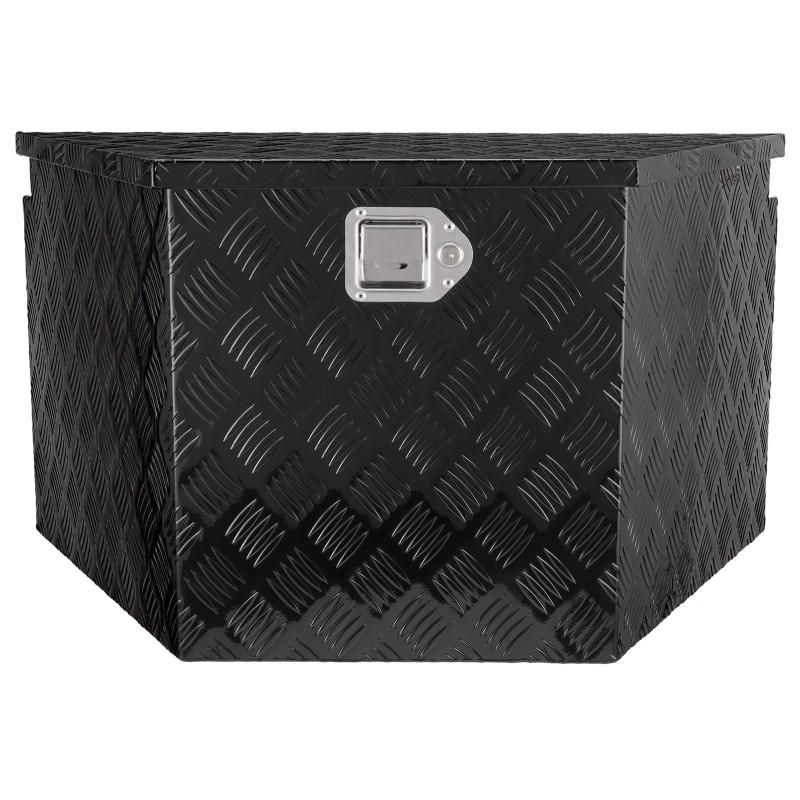 Perävaunun aisan työkaluarkku alumiiniseos timanttikuvioitu 838x483x457 mm lukittava