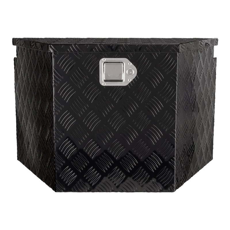 Perävaunun aisan työkalulaatikko alumiiniseoksesta säänkestävä lukittava kaksi avainta