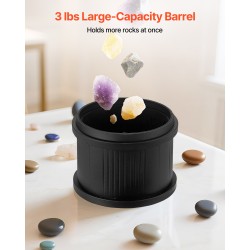 Kivirumpusarja 4 nopeusasetusta hiljainen suurikapasiteettinen rumpu monivaiheinen kiillotus