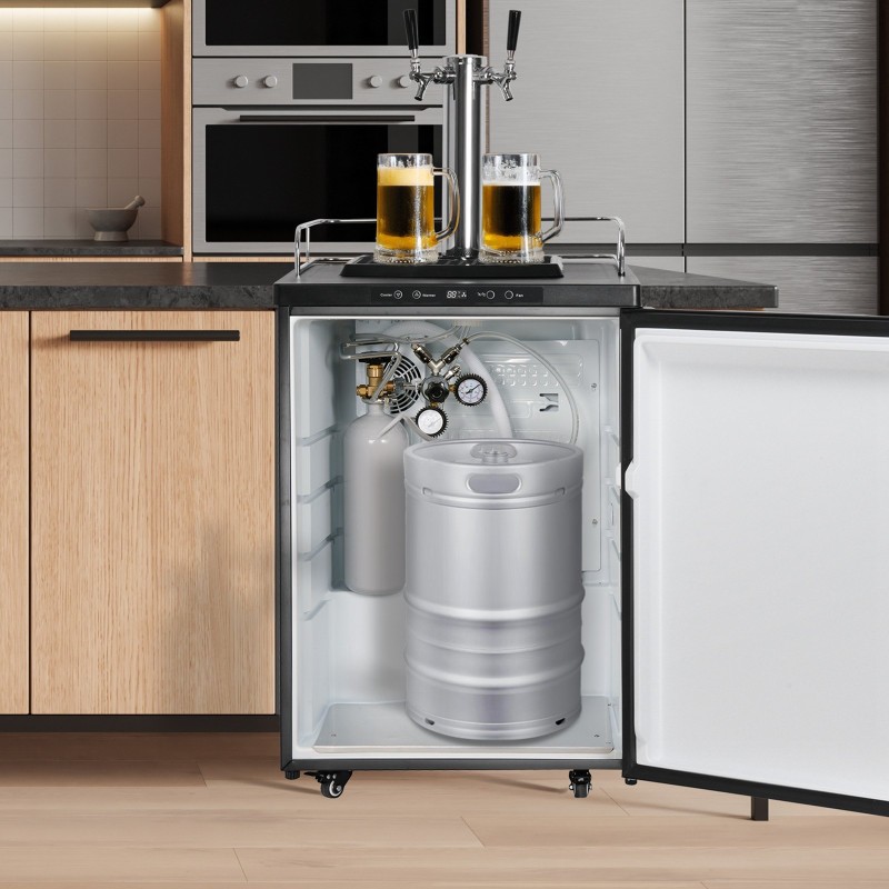 CO2-säiliö seosteräksinen 2 kg harmaa suihkupinnoite DIN477-venttiili TUV-hyväksytty