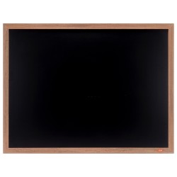 Magneettinen liitutaulu rustiikkisella ruskealla puukehyksellä 1168x889 mm