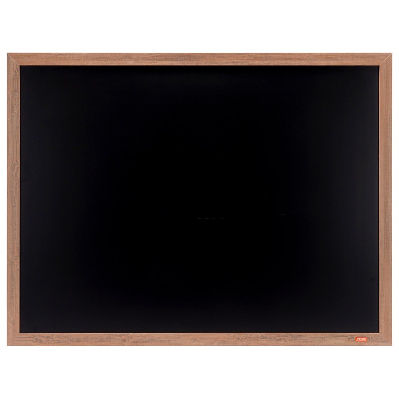 Magneettinen liitutaulu rustiikkisella ruskealla puukehyksellä 1168x889 mm