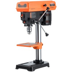 Pöytämallinen pylväsporakone 500 W induktiomoottori 5 nopeutta 0–45 asteen työpöytä LED työvalo