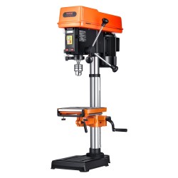 Pöytämallinen pylväsporakone 12-tuumainen 750 W kallistuvalla 0–45° työpöydällä LED-työvalolla röntgentähtäyksellä