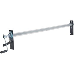 Käsikäyttöinen pressurullasarja alumiiniseosakselilla 1,6–2,6 m lavoihin sienipehmusteisella 17,8 cm kampikahvalla