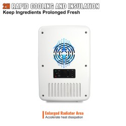 Minijääkaappi 10 l 12 tölkkiä jäähdytys ja lämmitys verkkovirta autoliitäntä