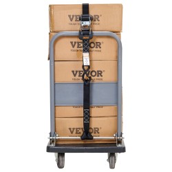 Kuormansidontaliinat polyesteri leveys 40 mm pituus 2 4 m 4 kappaletta pehmustetut kahvat