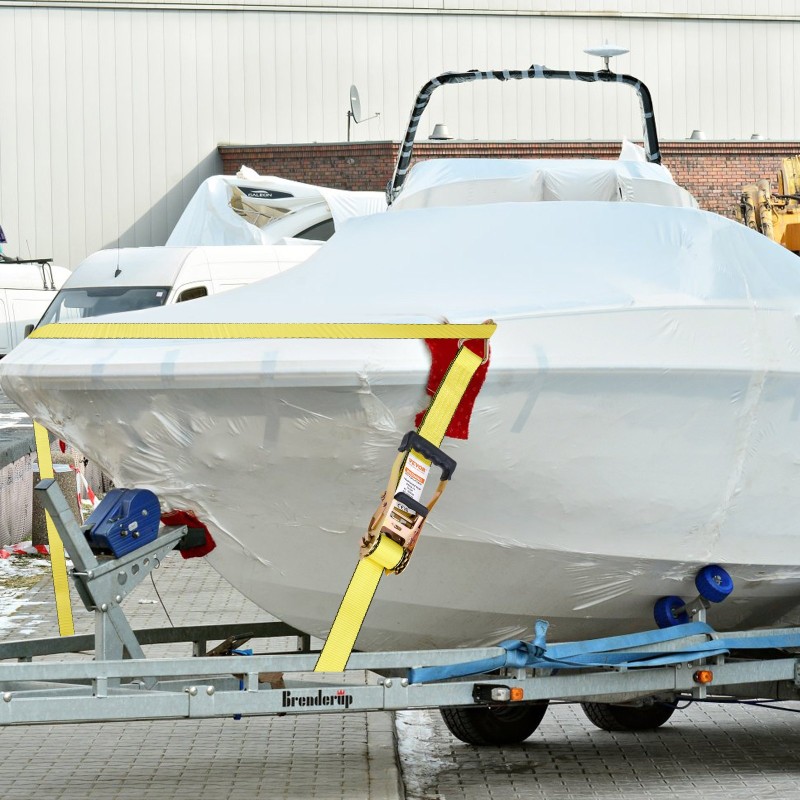 Räikkäkiristysliinat 4 kpl polyesteri 50 mm 4,6 m 2268 kg murtolujuus