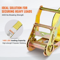 Räikkäkuormaliinat polyesteri 0,05 m x 4,6 m 8 kpl murtolujuus 1995,8 kg