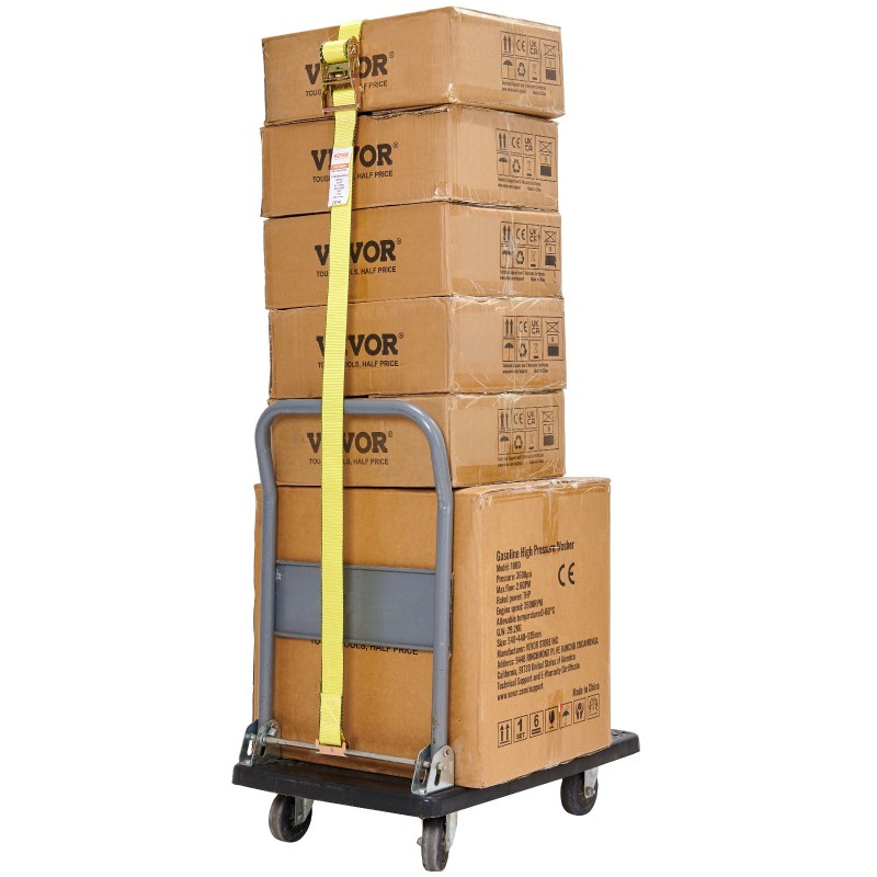 Räikkäkuormaliinat polyesteri 0,05 m x 4,6 m 8 kpl murtolujuus 1995,8 kg