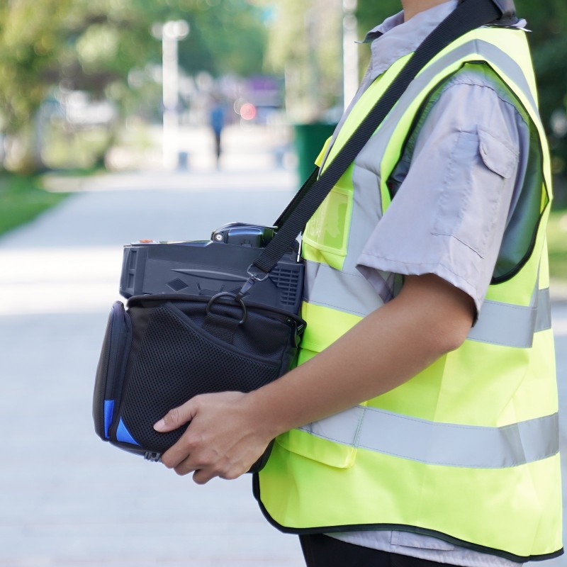Kuituhitsauslaite 6 moottoria ydinkohdistus 10,16 cm digitaalinen näyttö automaattitarkenteinen kuitupidin