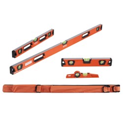 Vatupassisarja alumiiniseos magneettinen neliosainen kolme kuplaputkea iskunkestävä 48/24/16/10 tuumaa