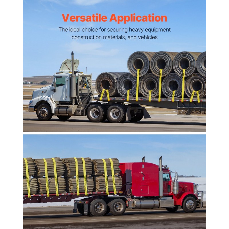 Vinssihihnat polyesteri 10 kpl 10,2 cm 12,2 m 2,7 t tasakoukku