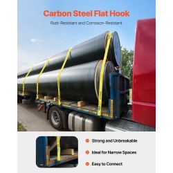 Vinssihihnat polyesteri 10,2 cm 9,1 m 2,7 t työkuorma 4 kpl