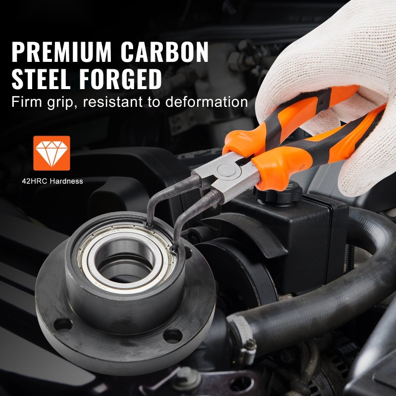 Seegerengaspihdisarja 4-osainen korkeahiiliterästä 0,2 cm kärjillä sisä- ja ulkopuolisille