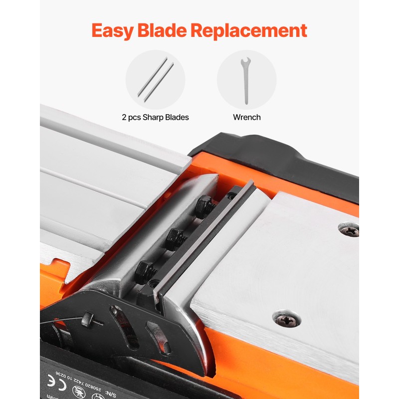 Sähköinen käsihöylä puulle 82 mm 900 wattia säädettävä 3 mm 2 terää