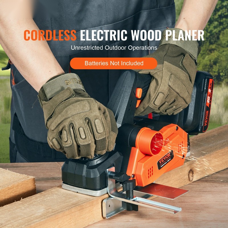 Johdoton käsihöylä 82,6 mm höyläysleveys 2 mm höyläyssyvyys korkeakovuiset terät kaksisuuntainen purunpoisto