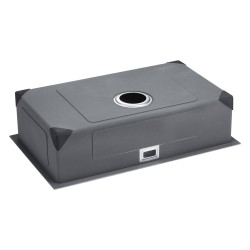 Keittiöallas 304 ruostumattomasta teräksestä 70x43 cm yksikulhoinen upotettava äänieristetty varusteilla