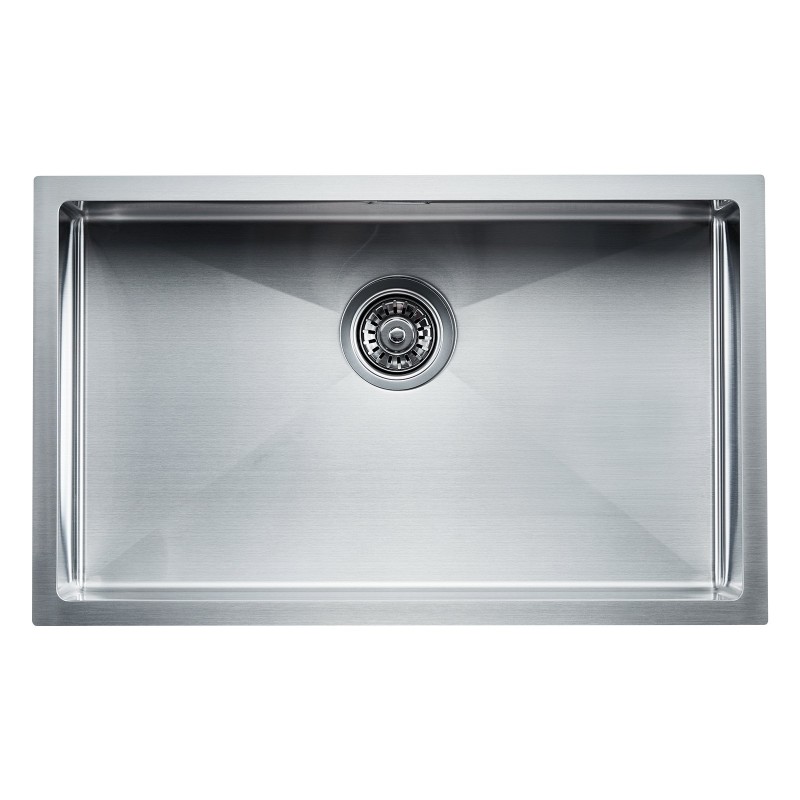 Keittiöallas 304-ruostumattomasta teräksestä 70x43 cm yksikulhoinen upotettava äänieristetty varusteilla