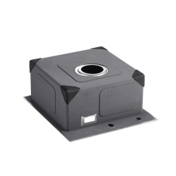 Tiskiallas 304-ruostumatonta terästä päälle asennettava yksialtainen 40x45 cm