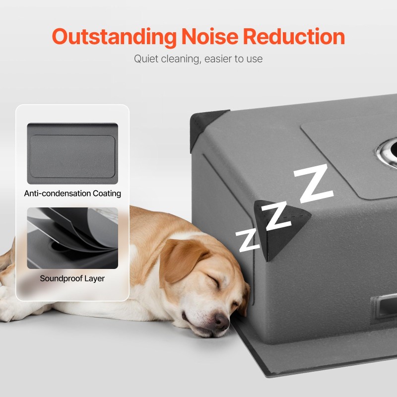 Keittiöallas 304-ruostumatonta terästä 40x45 cm yhdenaltaainen ylhäältä asennettava musta