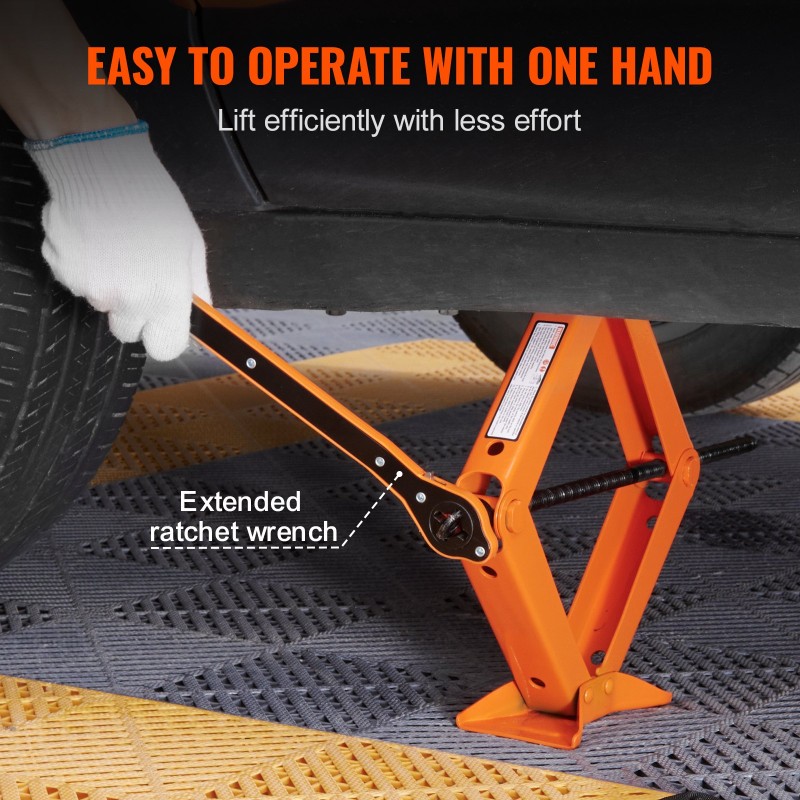 Saksitunkki lujalujuusterä 2500 kg 95–435 mm räikkäväännin mukana henkilöautoille