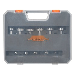 Forstner puuporanteräsarja 16 kpl hiiliteräs 6 4 41 3 mm puulle ja komposiittilevyille