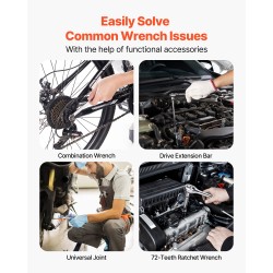 Hylsy- ja työkalusarja 450 osaa syvät ja vakiomittaiset 6,4 9,5 12,7 mm